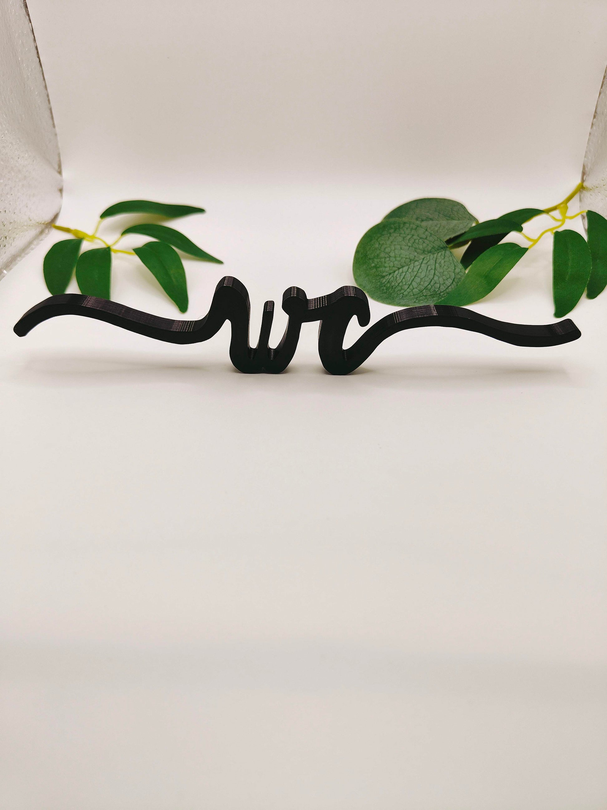 Elegant Bathroom Sign, WC cursive, Perfect for Enhancing the Aesthetic and Functionality of Your Home, Airbnb, Boat, Camper or Hotel