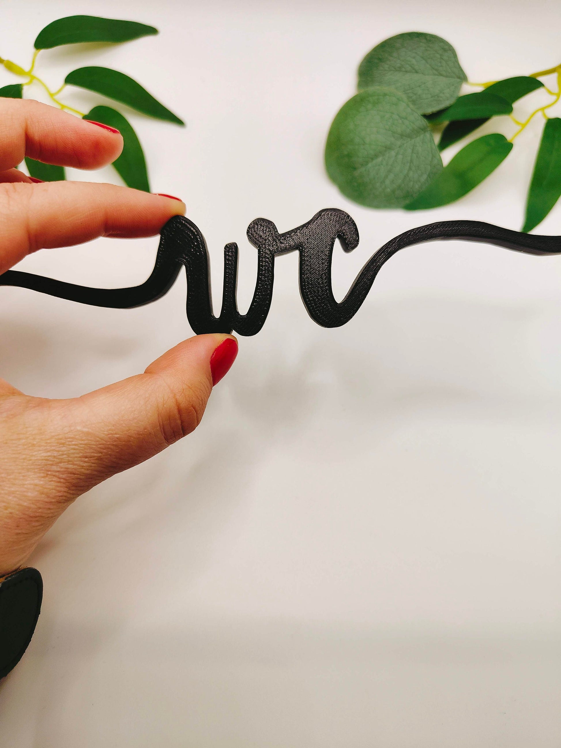 Elegant Bathroom Sign, WC cursive, Perfect for Enhancing the Aesthetic and Functionality of Your Home, Airbnb, Boat, Camper or Hotel