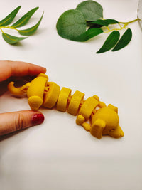 The Lazy Dog, Flexi Articulated Animal, Dachshund Toy, Home Decor, Dog Ornament, Desk Pet, Unique Toy - 3D Printed - Fidget Toy
