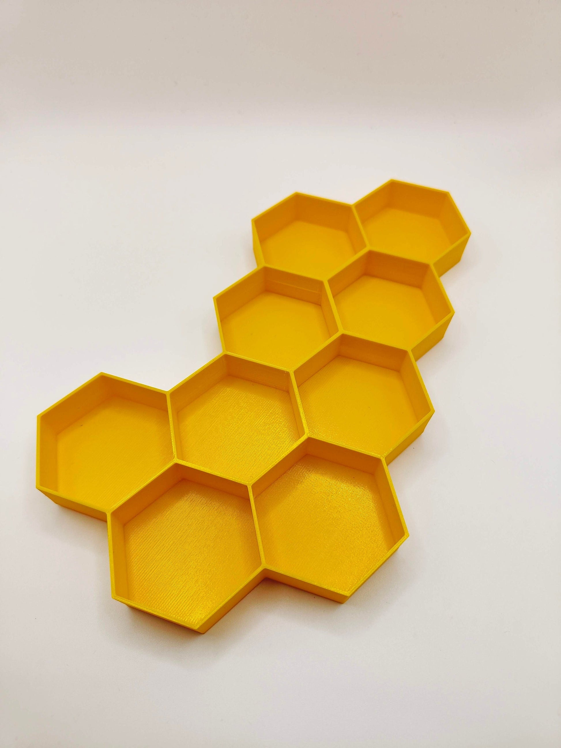 Bee pattern Candle Holder for 9 candles| Center piece | living room, honeycomb | table decor | bee hive | hexagonal | Tea Light Holders
