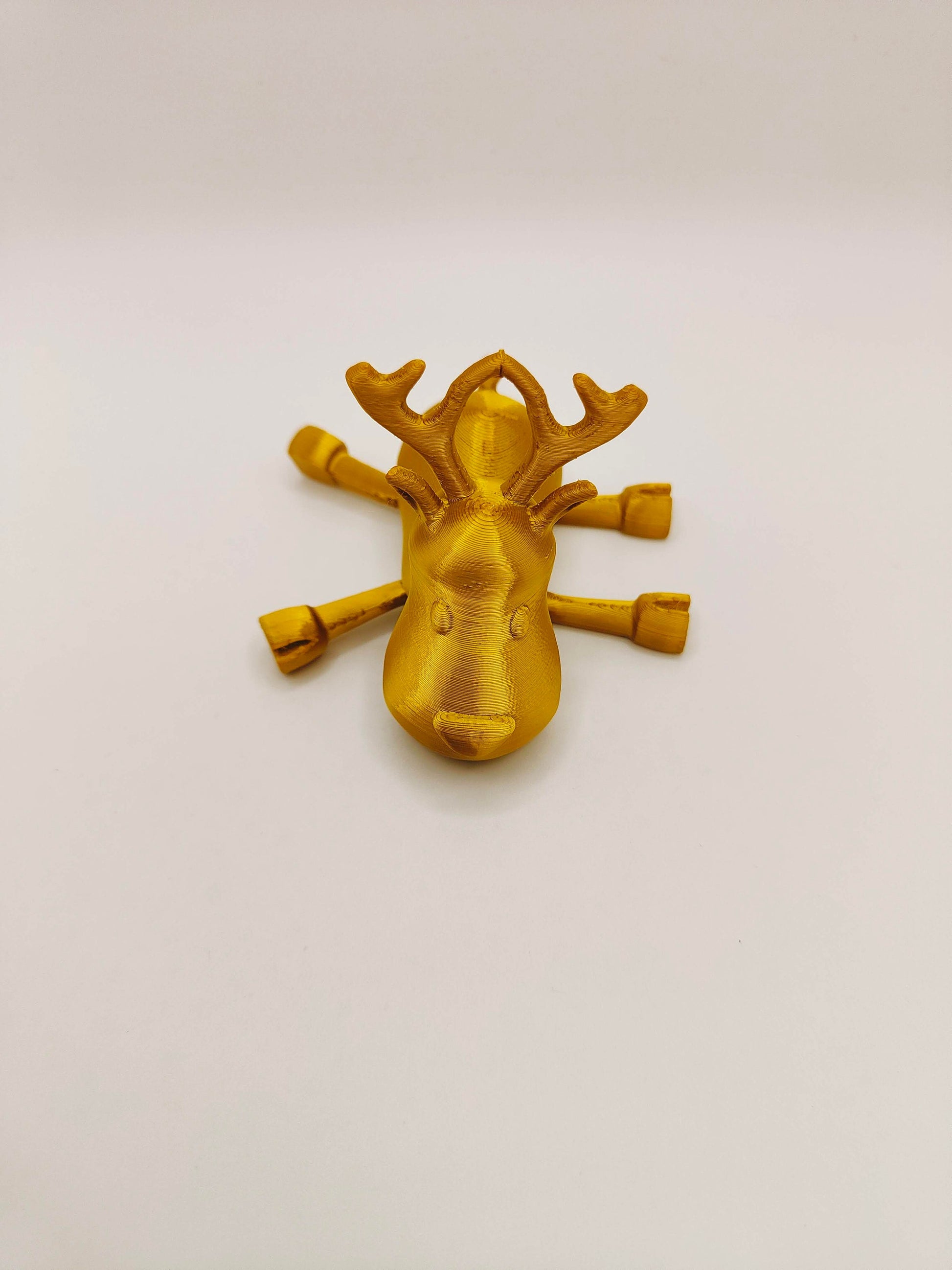 3D Printed reindeer Christmas articulated Fidget toy| deer christmas tree decoration| Flexible 3D Printed Fidget Toy - Desk - Stress Toy