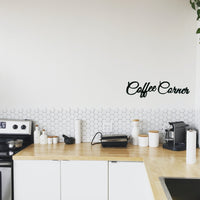 Coffee corner sign, wall plastic sign, coffee sign, gift for coffee lover, coffee bar decoration