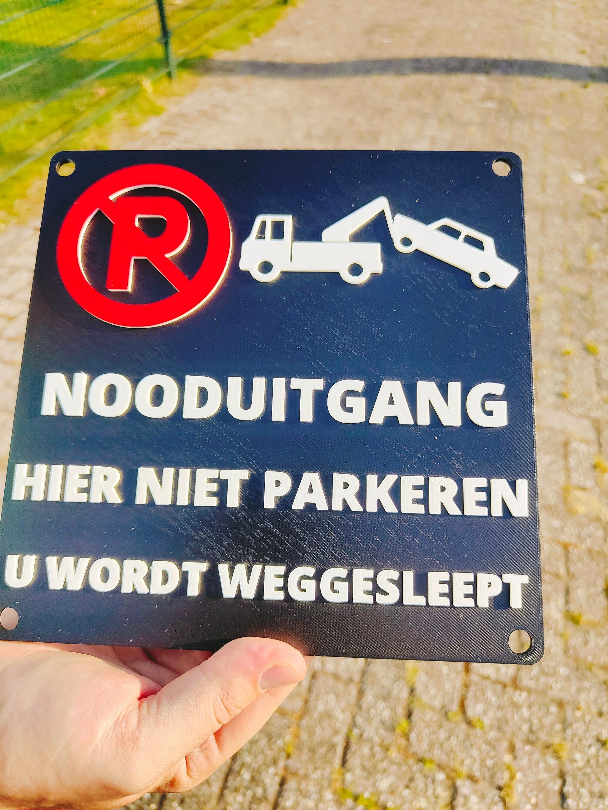 Custom "Do not park" letters sign, door plastic sign, 3d printed, great for any garage |No Parking Sign Private Property Sign | waterproof