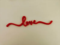 Love sign, self standing, door plastic sign, bedroom sign for your home, letter 3d sign, wedding love 3d letters
