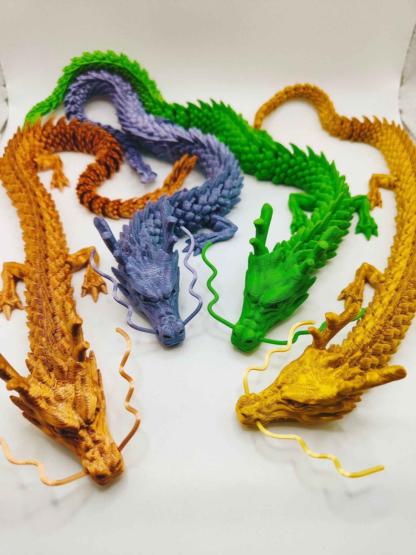 Articulated Dragon Flexible 3D Printed Fidget Toy