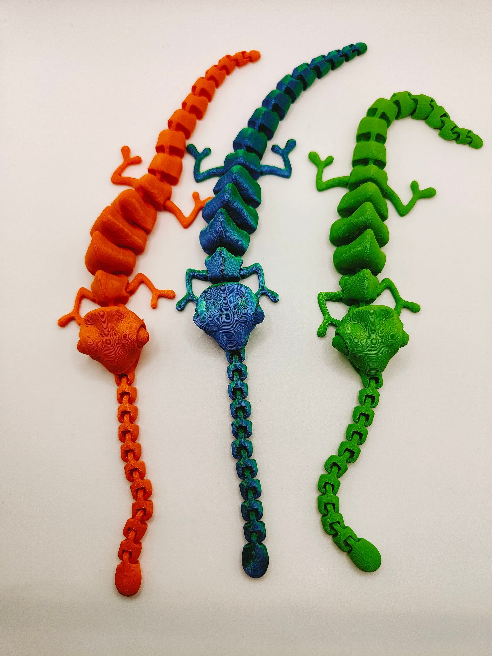 Articulated chameleon | Gift | Flexi Fidget Toy | 3D printing | Chameleon | Anti stress desk pet