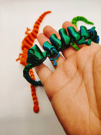 Articulated chameleon | Gift | Flexi Fidget Toy | 3D printing | Chameleon | Anti stress desk pet