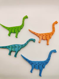 3D Printed Brachiosaurus Dinosaur Flexible Articulated Toy | Articulated Animal | Toy | Desk Ornament