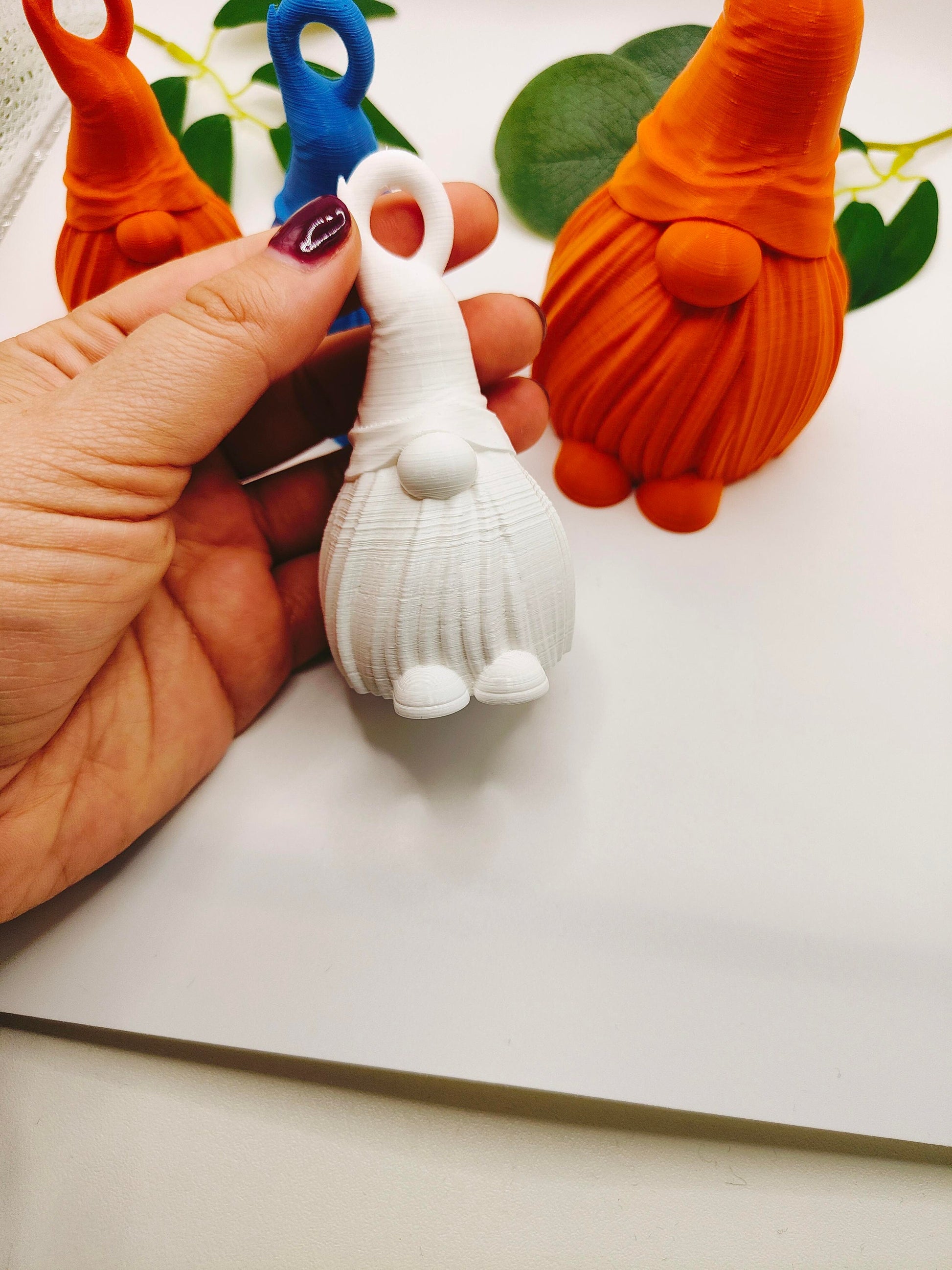 Gnome, 3D Printed Gnome, Large Gnome, Desk Ornament | christmas tree decoration