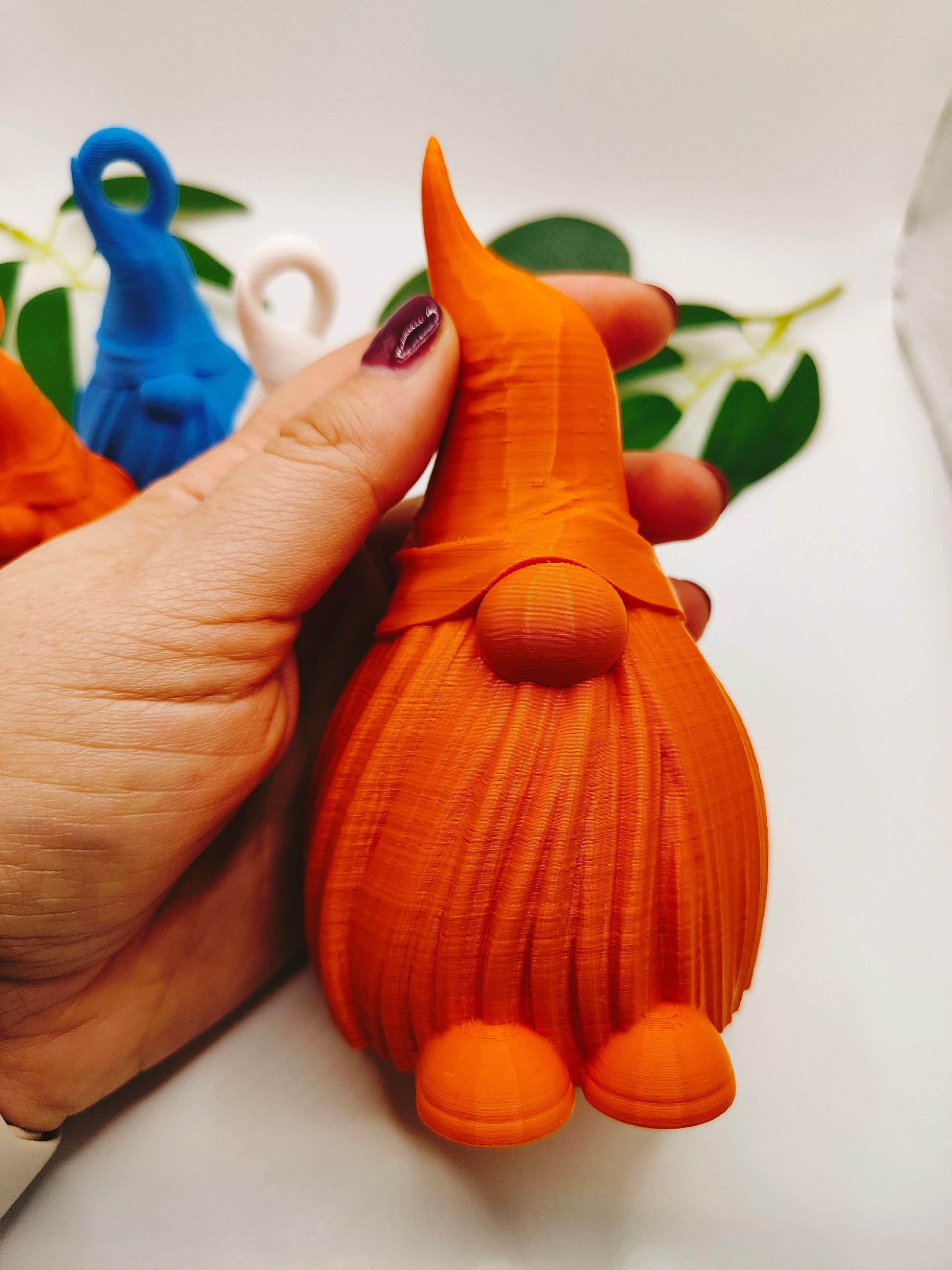 Gnome, 3D Printed Gnome, Large Gnome, Desk Ornament | christmas tree decoration