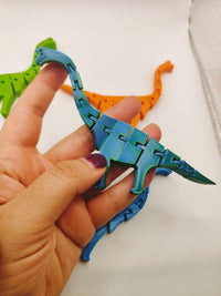 3D Printed Brachiosaurus Dinosaur Flexible Articulated Toy | Articulated Animal | Toy | Desk Ornament