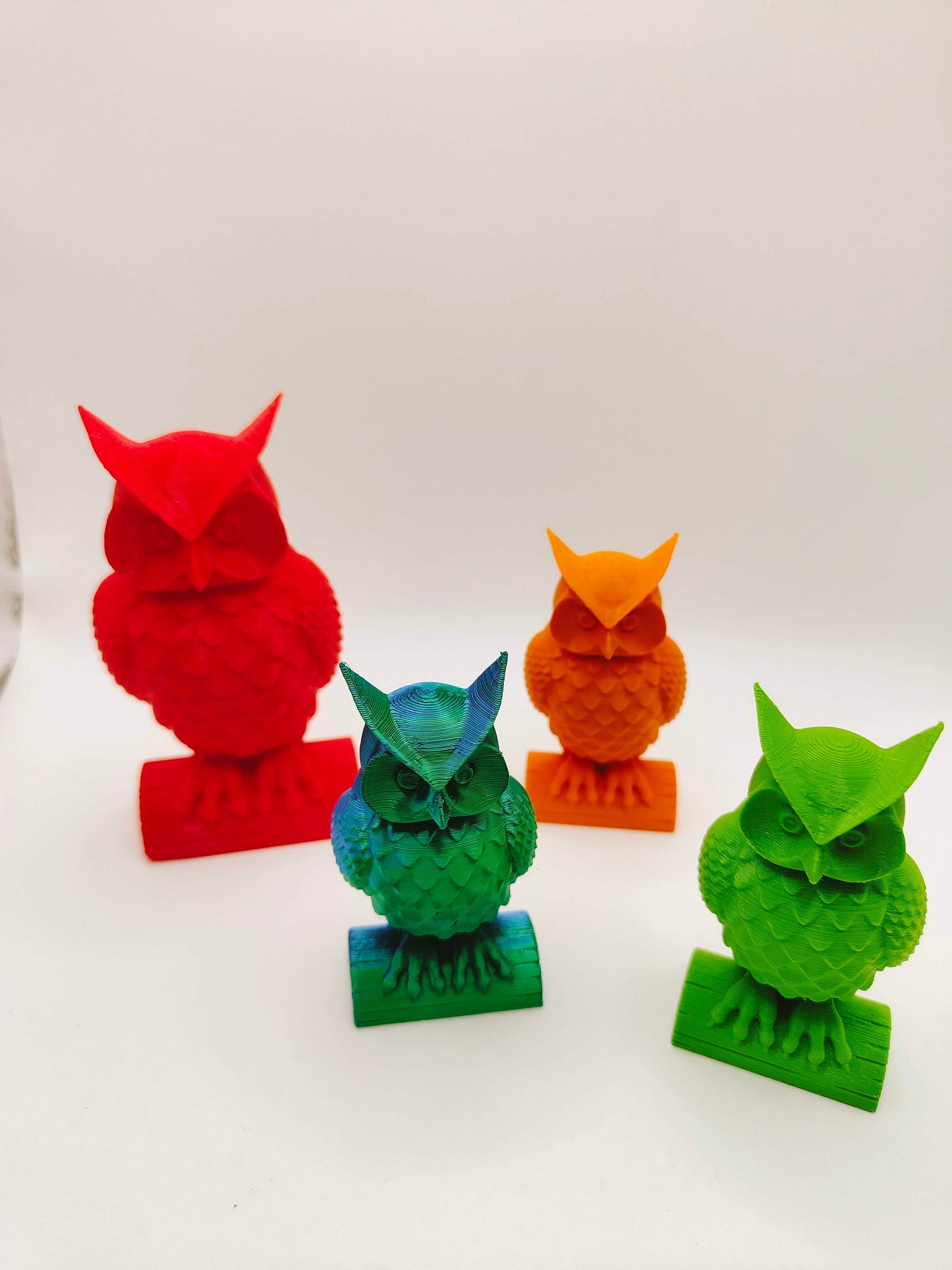 3d printed owl, statue/ornament, own figurine | cute owl interior decor