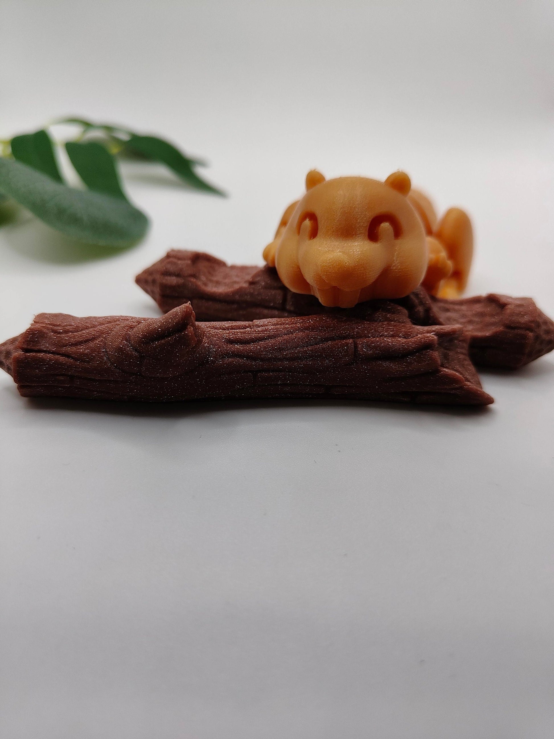 Beaver articulated | 3d Printed | Articulated Flexible | Custom Fidget Toy, Desk Pet, Unique Toy - Fidget Toy