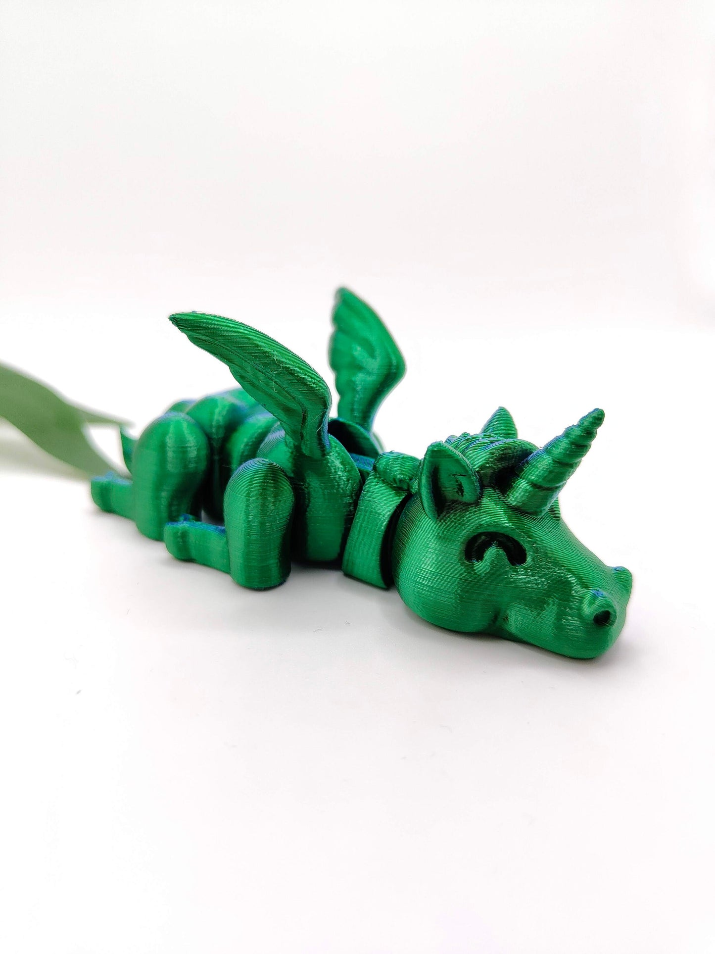 Articulated Unicorn | 3d Printed flying unicorn| Flexible | Custom Fidget Toy, Desk Pet, Unique Toy - Fidget Toy | Lazy unicorn