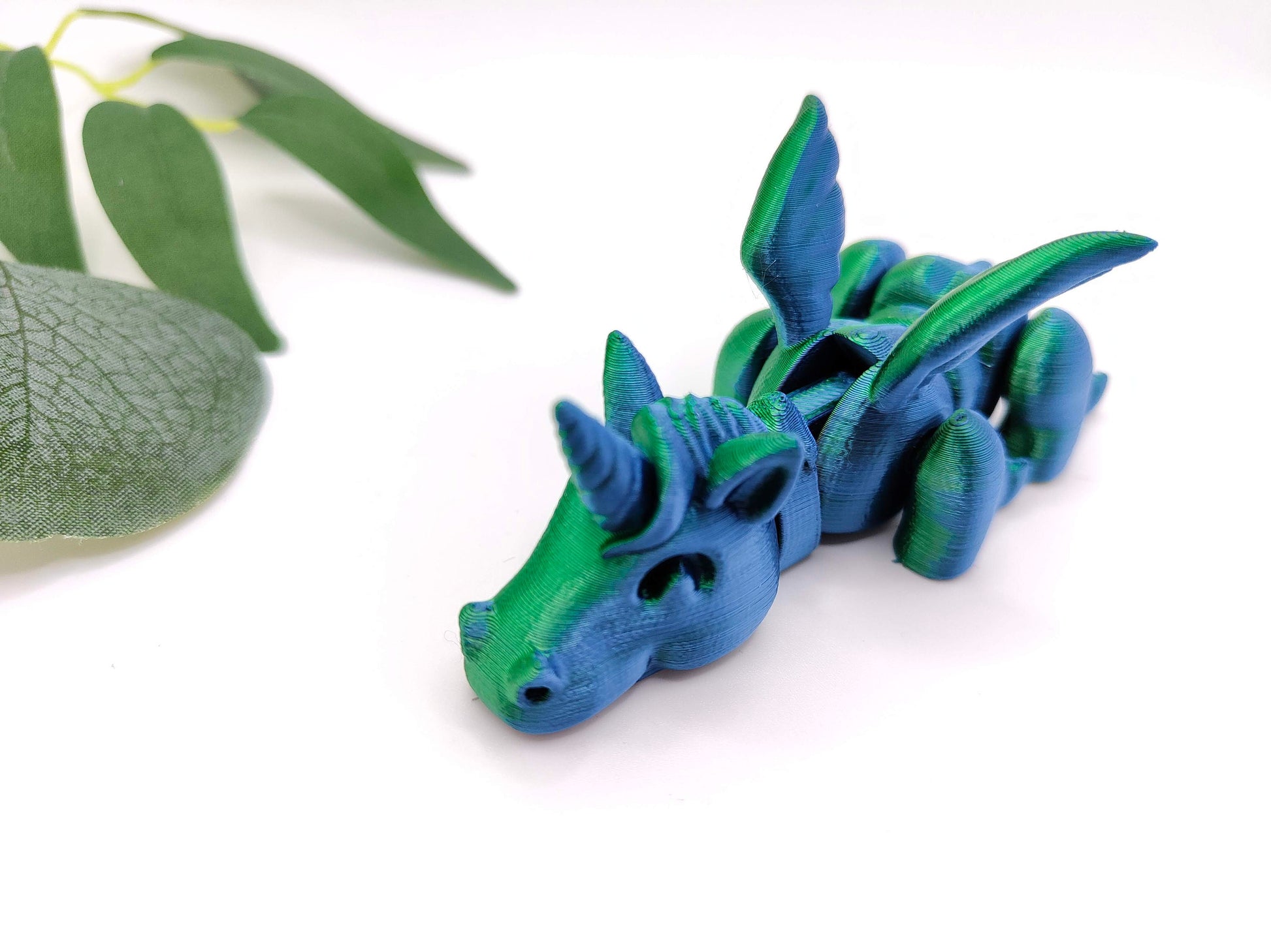 Articulated Unicorn | 3d Printed flying unicorn| Flexible | Custom Fidget Toy, Desk Pet, Unique Toy - Fidget Toy | Lazy unicorn