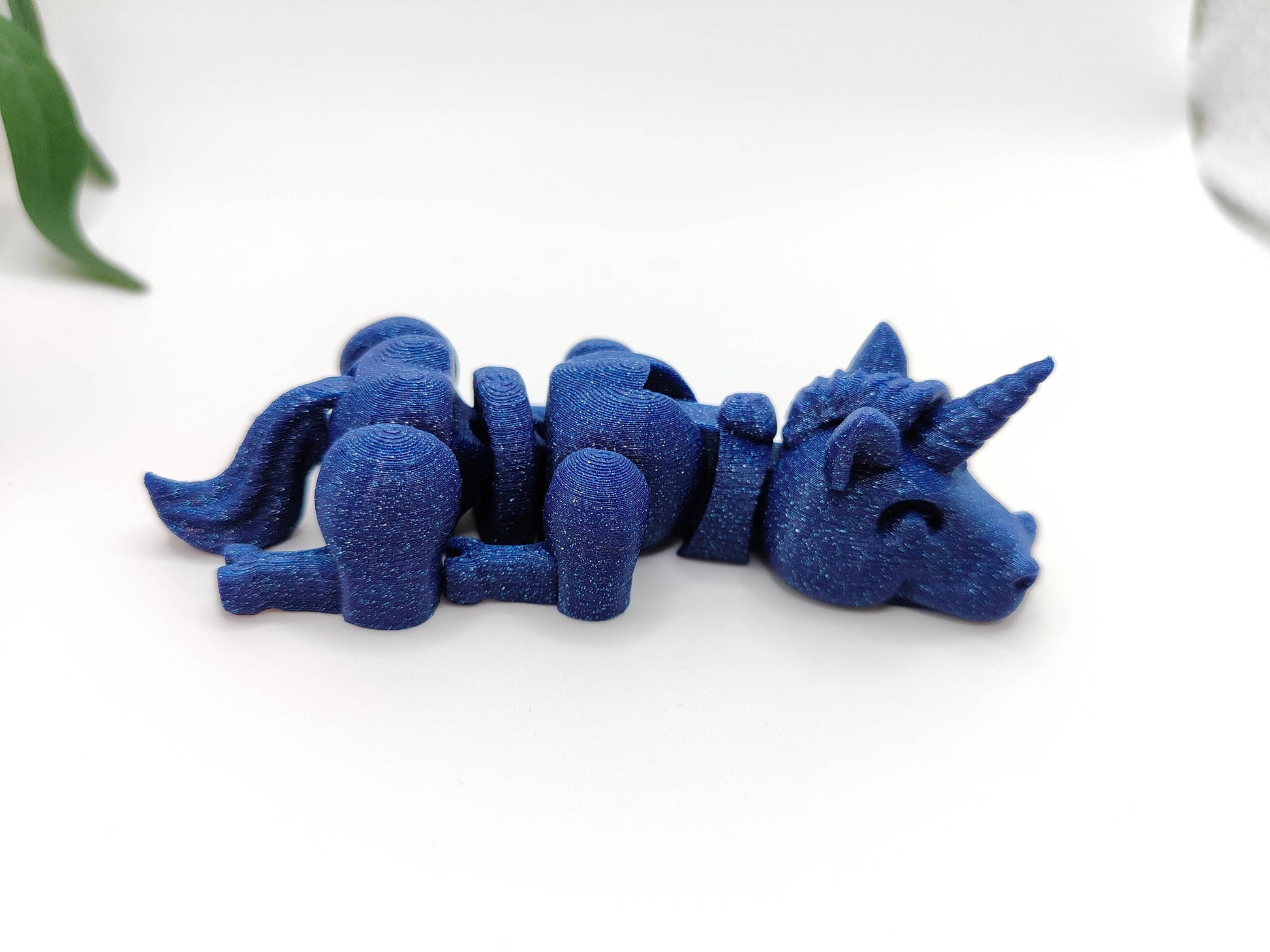 Articulated Unicorn | 3d Printed flying unicorn| Flexible | Custom Fidget Toy, Desk Pet, Unique Toy - Fidget Toy | Lazy unicorn