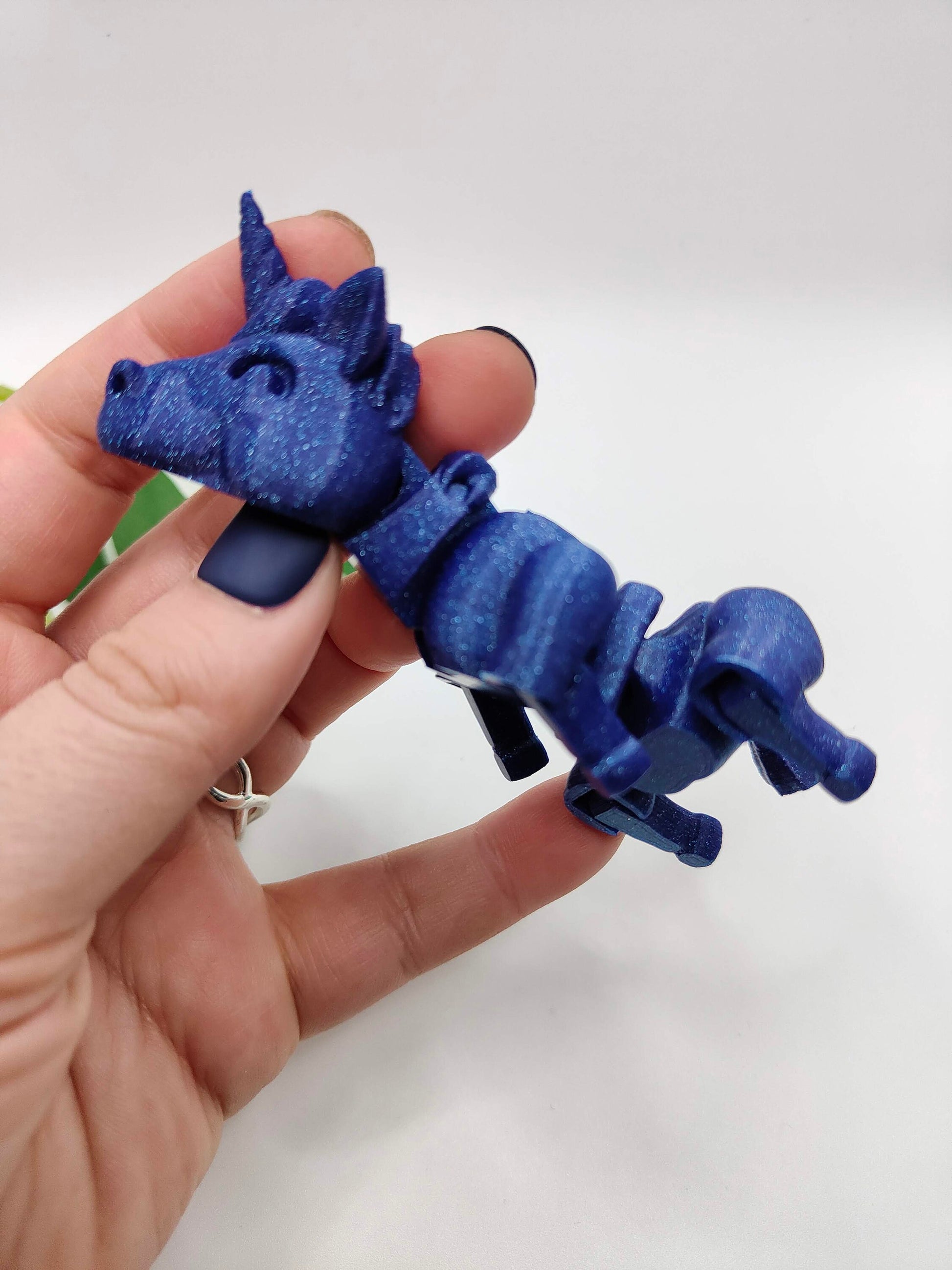 Articulated Unicorn | 3d Printed flying unicorn| Flexible | Custom Fidget Toy, Desk Pet, Unique Toy - Fidget Toy | Lazy unicorn