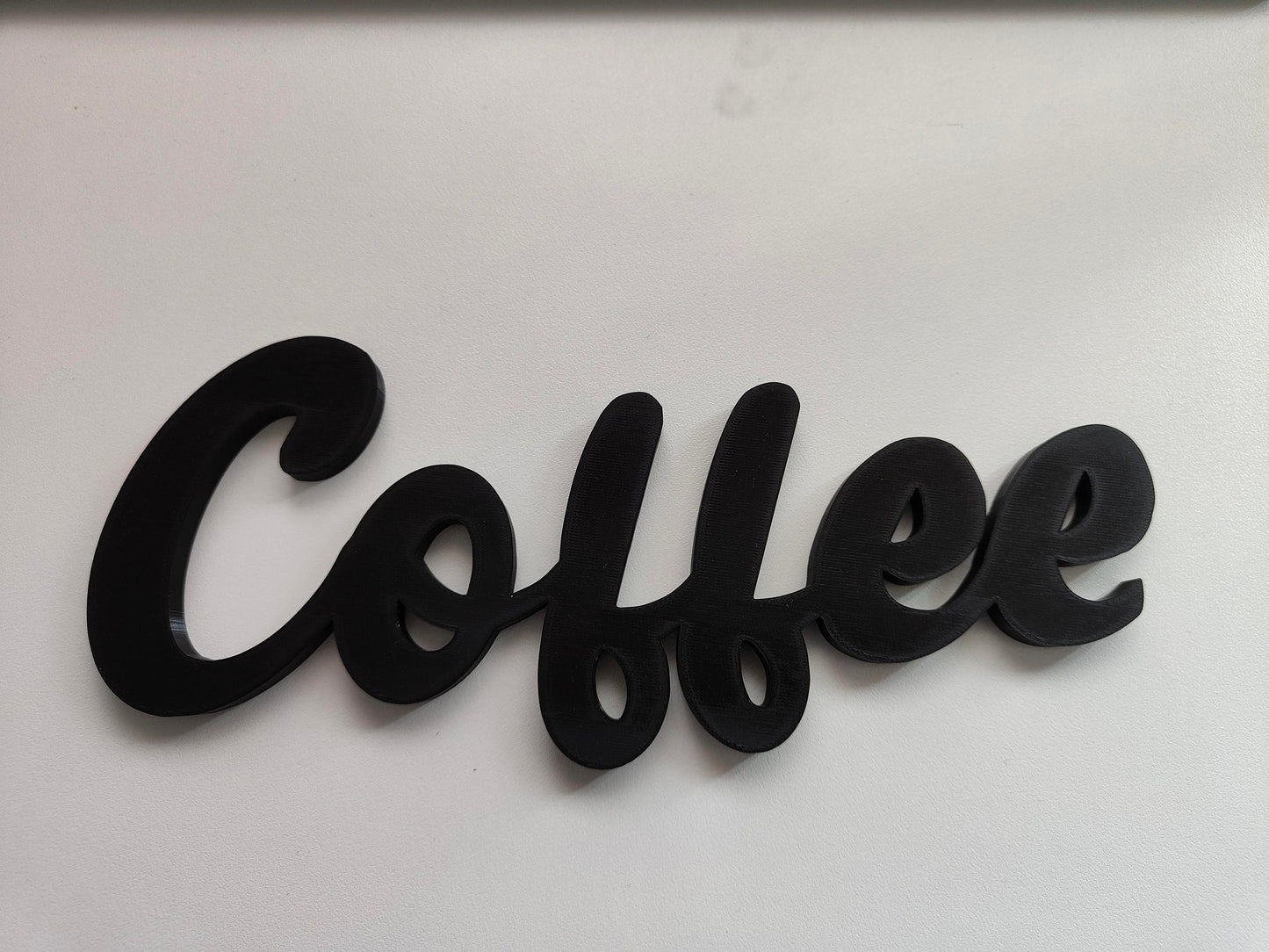 3D text Coffee sign, wall letters plastic sign, coffee sign, gift for coffee lover, coffee corner decoration