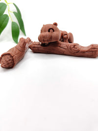 Beaver articulated | 3d Printed | Articulated Flexible | Custom Fidget Toy, Desk Pet, Unique Toy - Fidget Toy