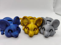 Flexi mouse | Gift | 3d Printed | Articulated Flexible | Custom Fidget Toy, Desk Pet, Unique Toy - Fidget Toy