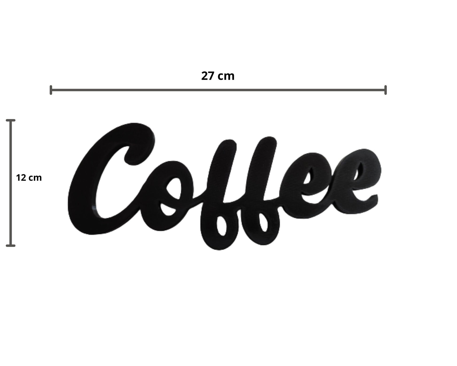 3D text Coffee sign, wall letters plastic sign, coffee sign, gift for coffee lover, coffee corner decoration