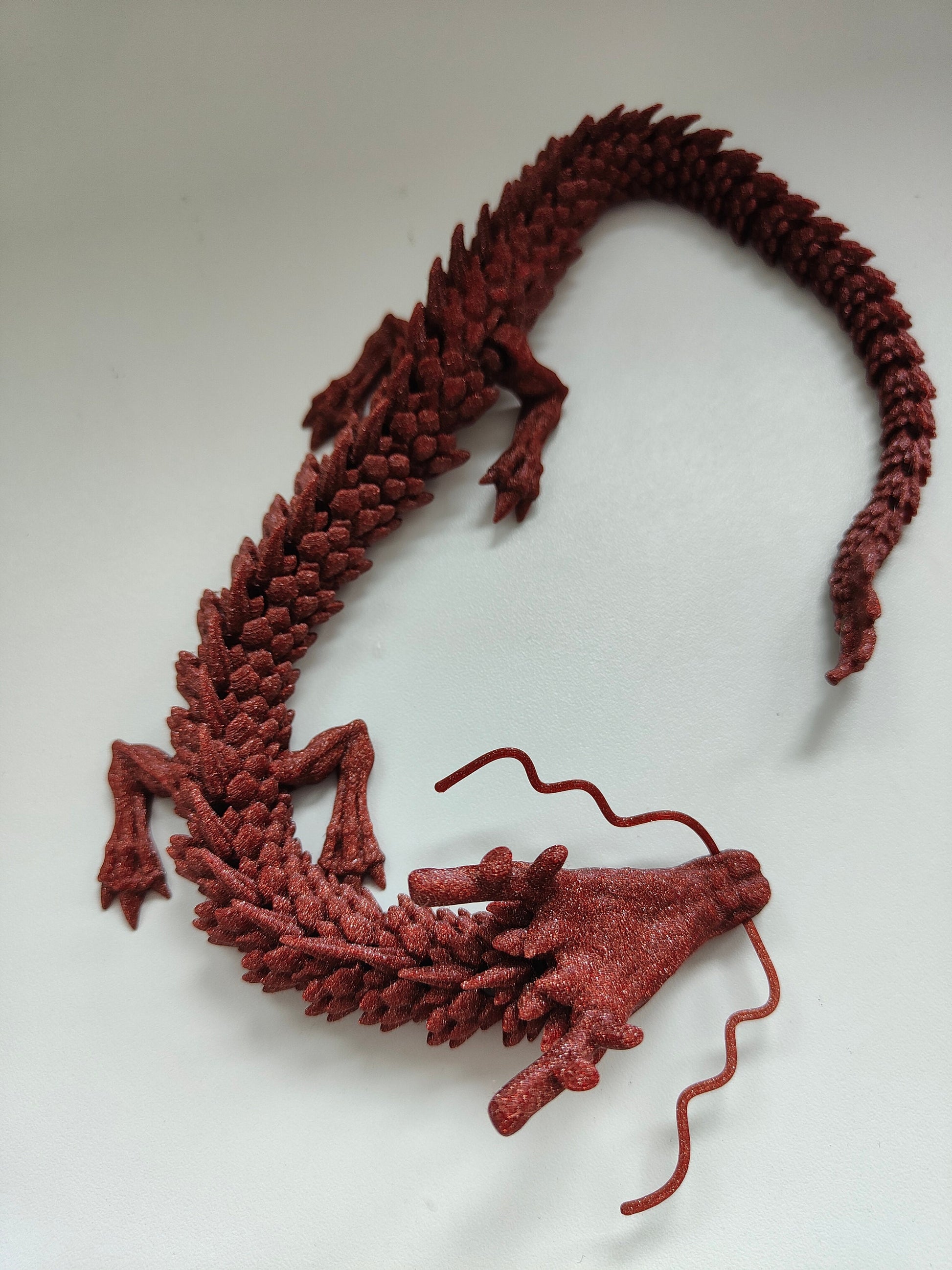 Articulated Dragon Flexible 3D Printed Fidget Toy