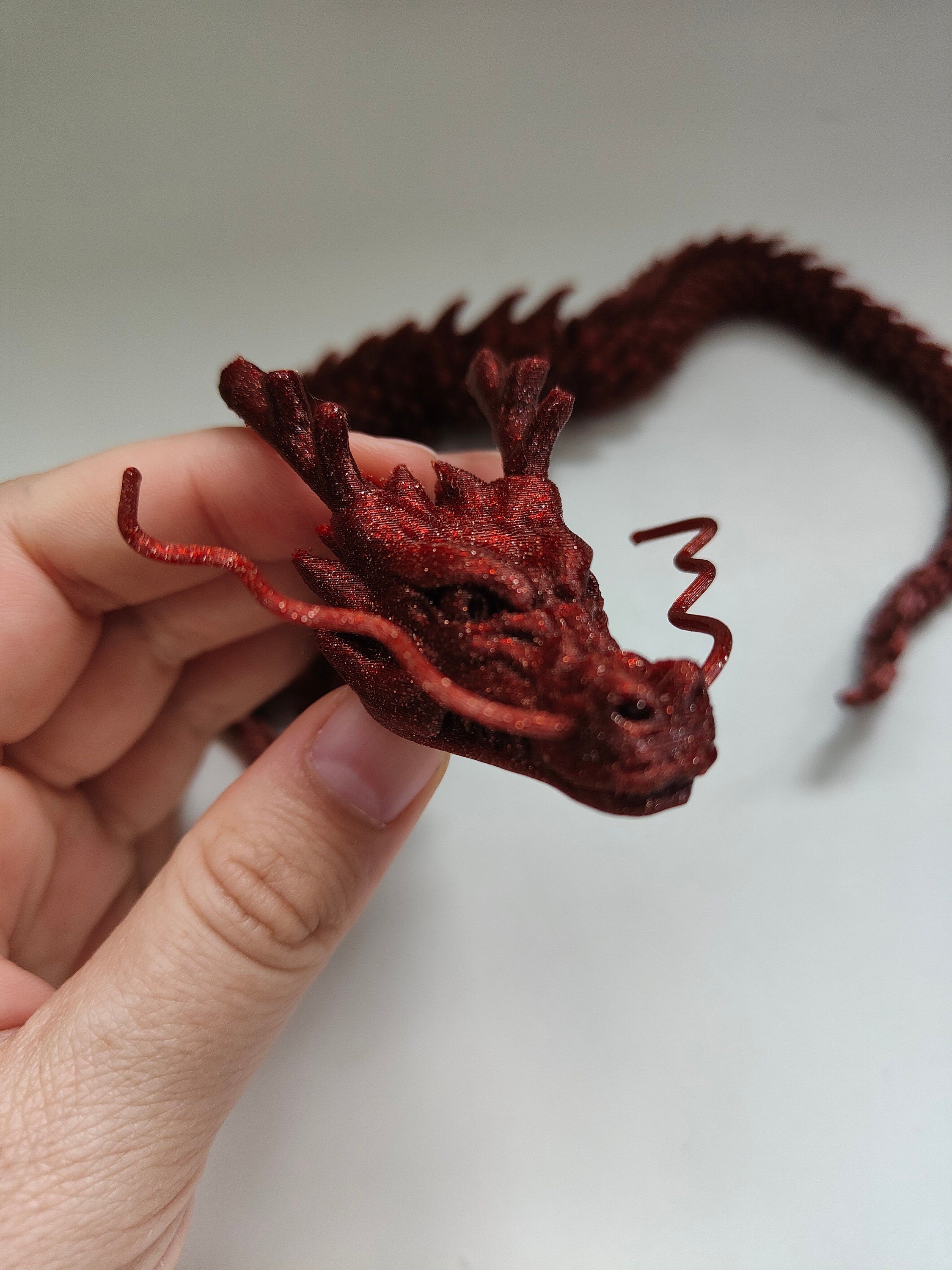 Articulated Dragon Flexible 3D Printed Fidget Toy