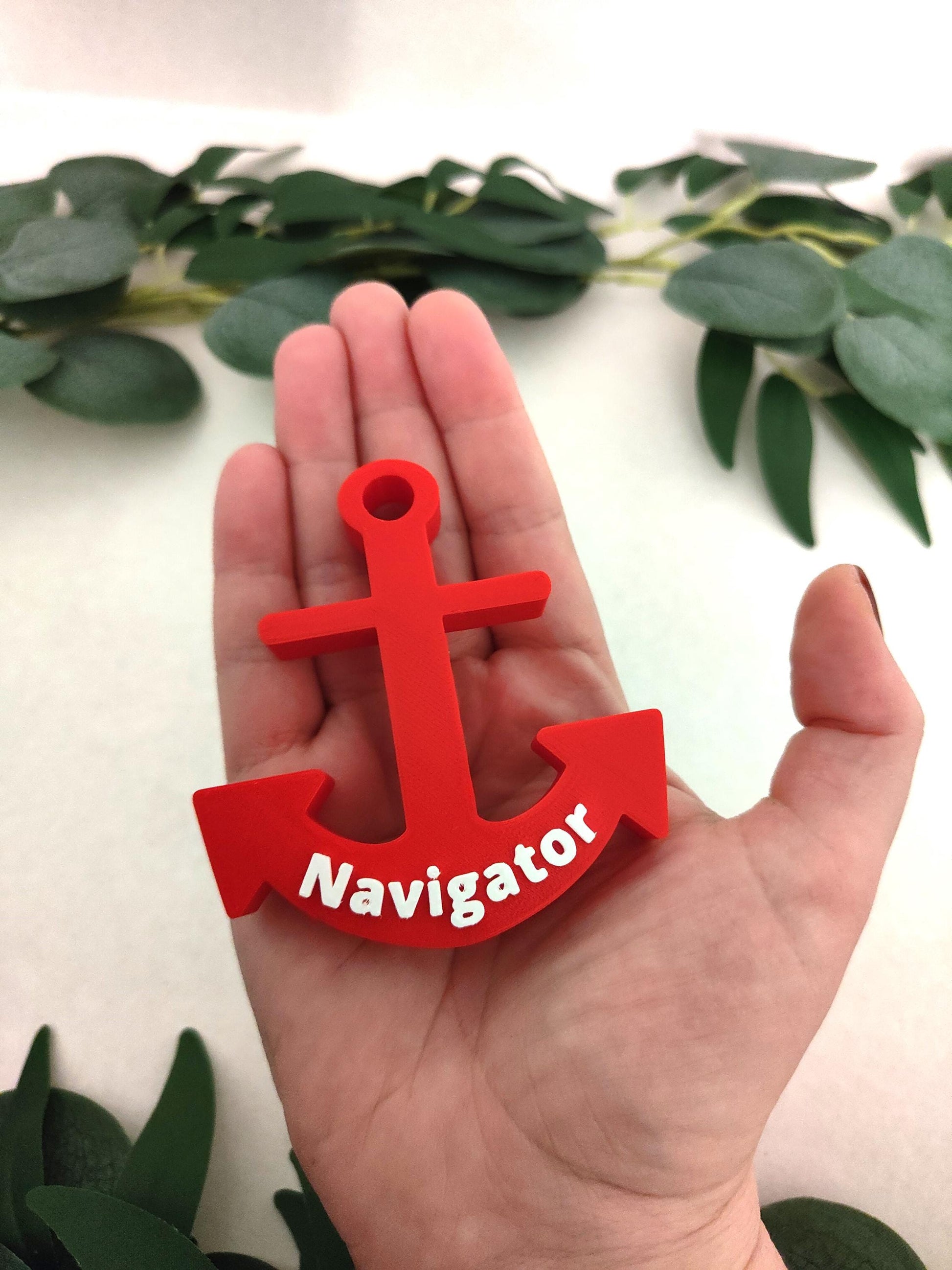 Anker key float, Boat lover Gift, 3D Printed personalized floating Keychain, Personalized Key Float, Boating Keychain, Unique Boat Gift