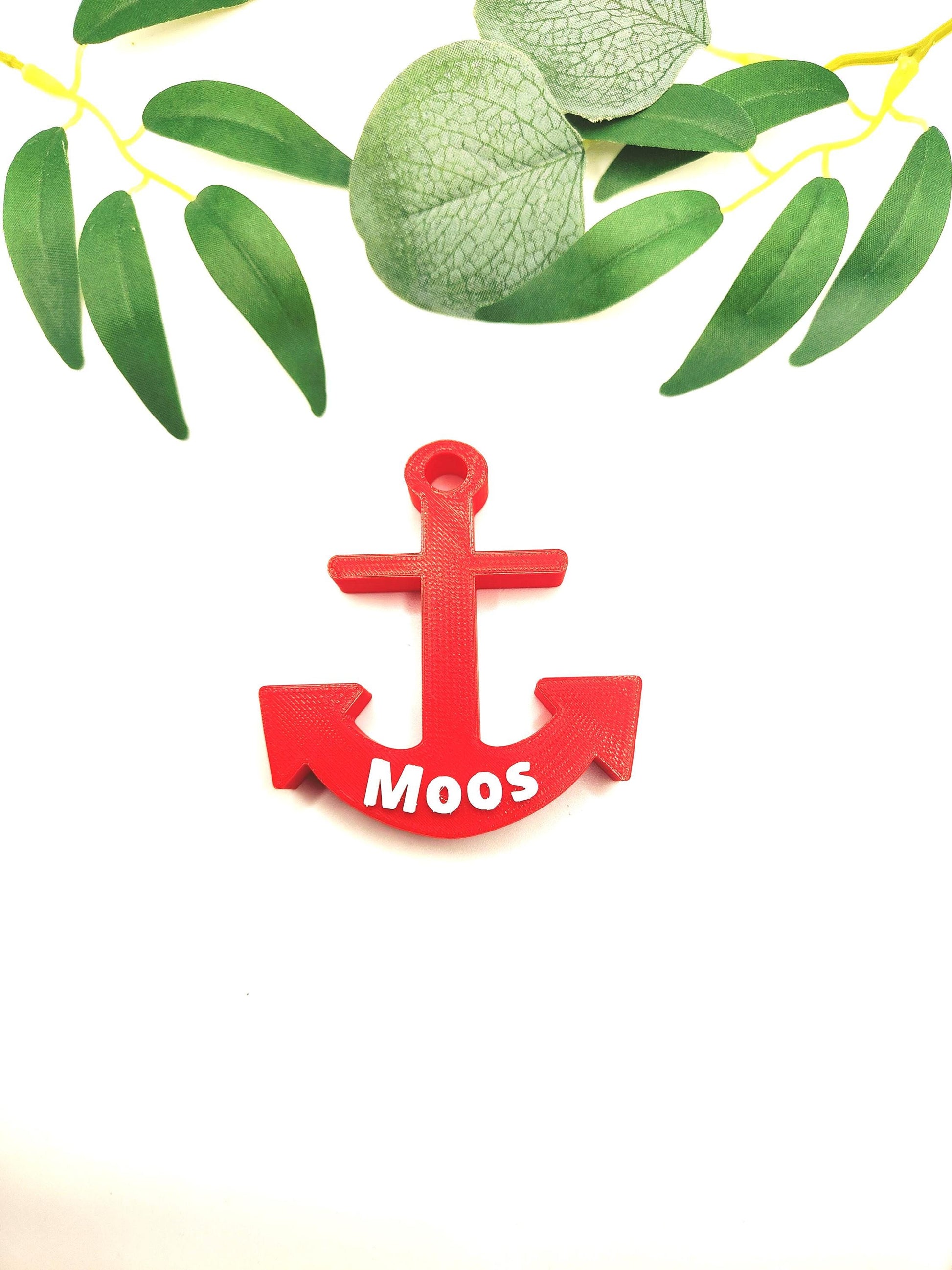 Anker key float, Boat lover Gift, 3D Printed personalized floating Keychain, Personalized Key Float, Boating Keychain, Unique Boat Gift