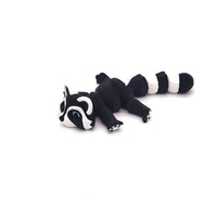Adorable Articulated Raccoon with Trash Can, Fidget Toy, 3D Animal Figure, Perfect Raccoon Lover Gift, Cute Animal Decor