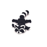 Adorable Articulated Raccoon with Trash Can, Fidget Toy, 3D Animal Figure, Perfect Raccoon Lover Gift, Cute Animal Decor