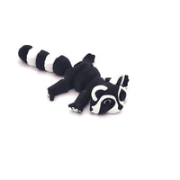 Adorable Articulated Raccoon with Trash Can, Fidget Toy, 3D Animal Figure, Perfect Raccoon Lover Gift, Cute Animal Decor