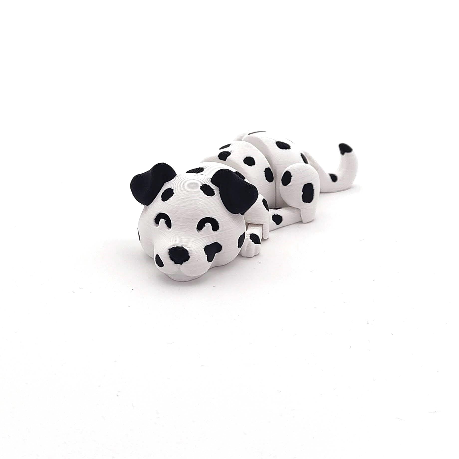 Articulated Dalmatian Fidget Toy, Unique Stress Relief Gift, Perfect for Kids & Adults, Collectible Dalmatian Figurine