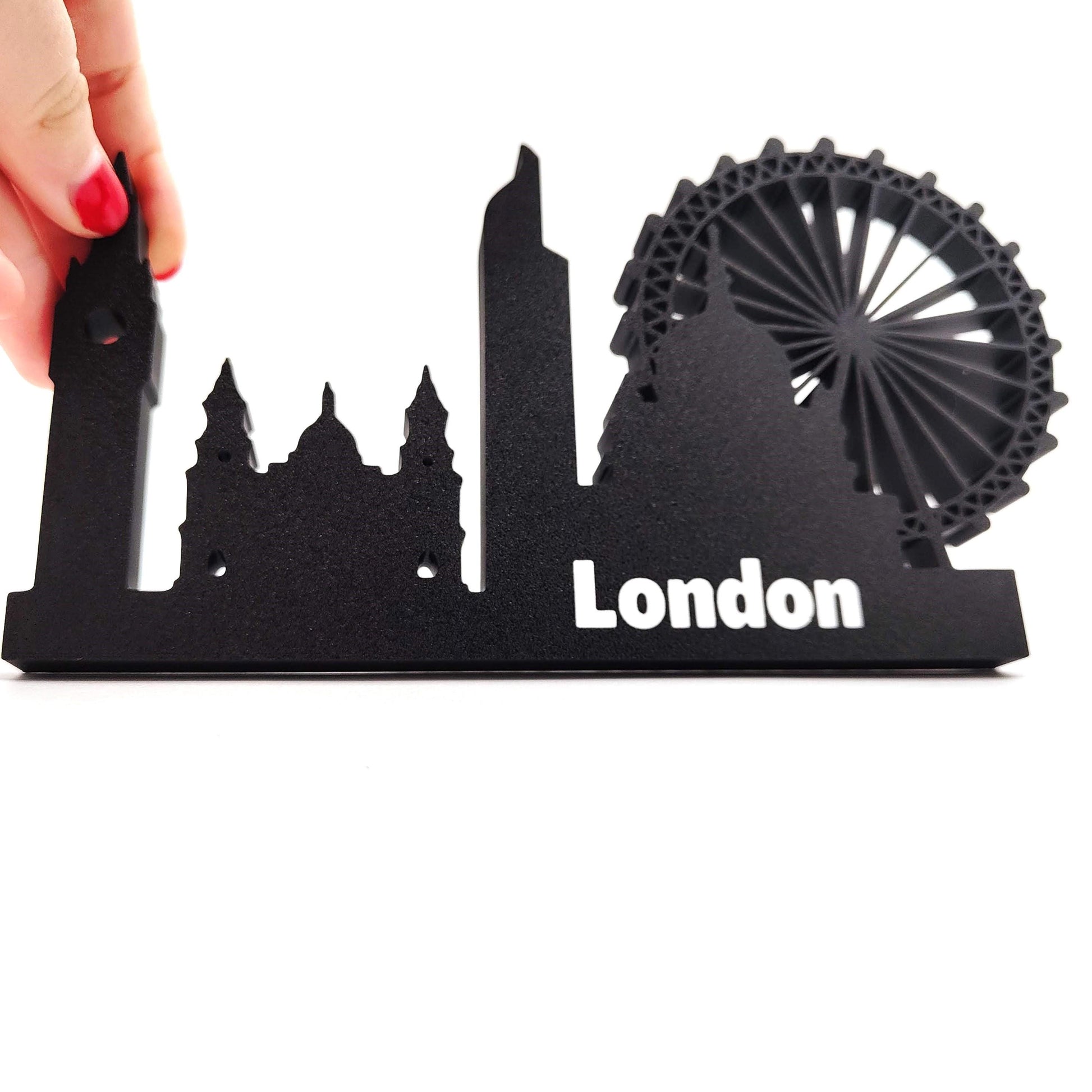 Stunning London Skyline Souvenir - Perfect UK Decor for Home, Shelf, or Desk