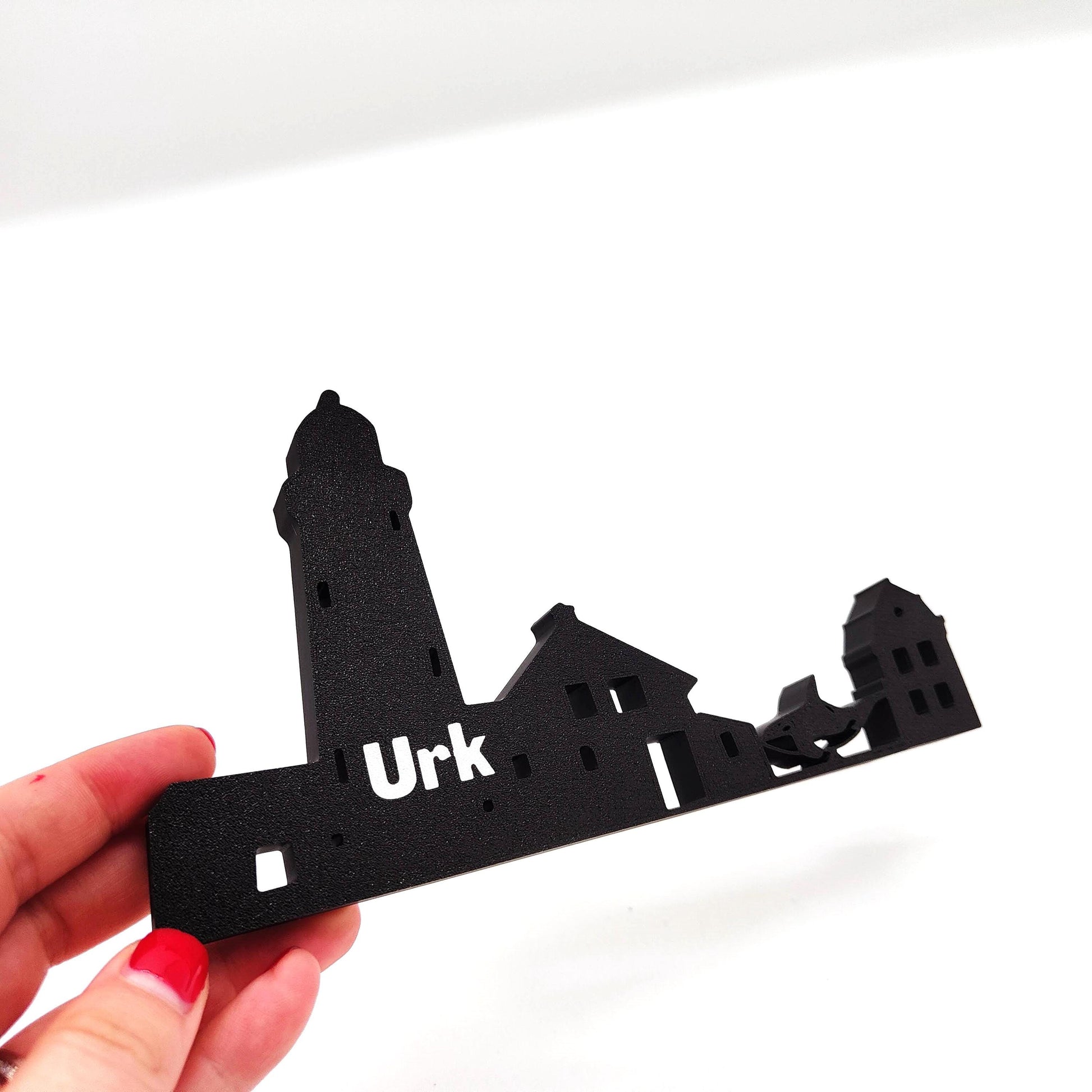Urk Skyline Collectible | Detailed Netherlands Cityscape Art | Perfect for Home Décor, Office, or Bookshelf Display