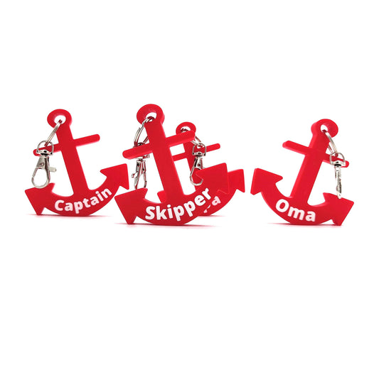 Anchor Key Float, Perfect Gift for Boat Lovers, Floating Keychain for Keys and Accessories, Skipper, Captain, Oma, Opa