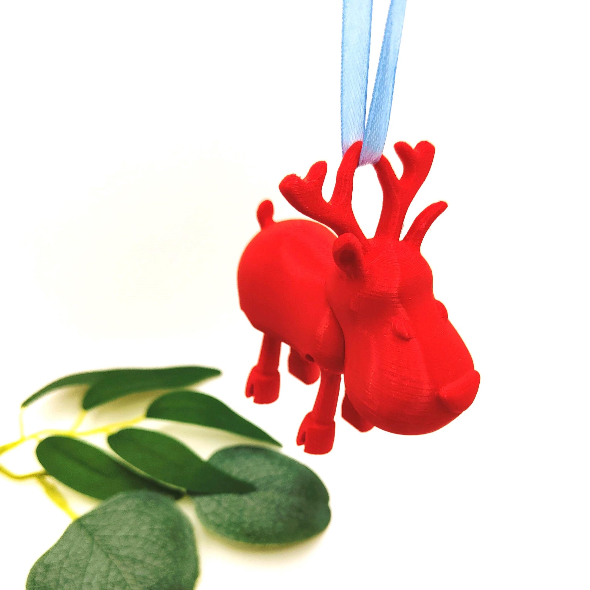 3D Printed reindeer Christmas articulated Fidget toy| deer christmas tree decoration| Flexible 3D Printed Fidget Toy - Desk - Stress Toy