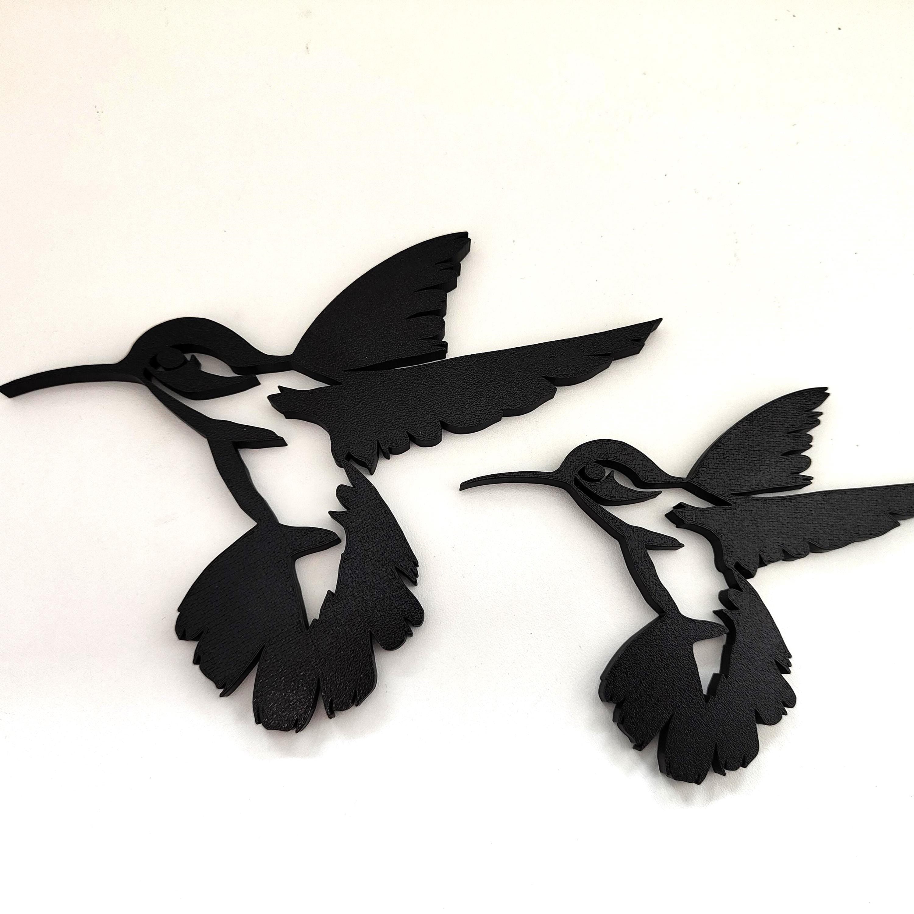 Hummingbird 3D printed Wallart Nursery Decor | Wall decoration | Home design | Humming Bird