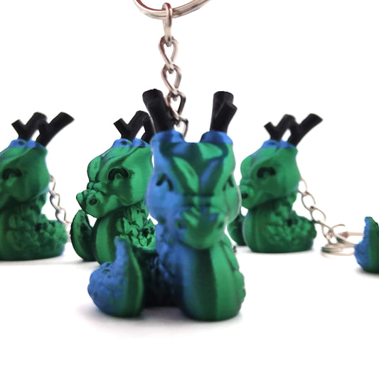 Baby Dragon Keychain, Book Charms, Adorable Pet Charm, Cali Dragon Key Chain, Backpack keychain