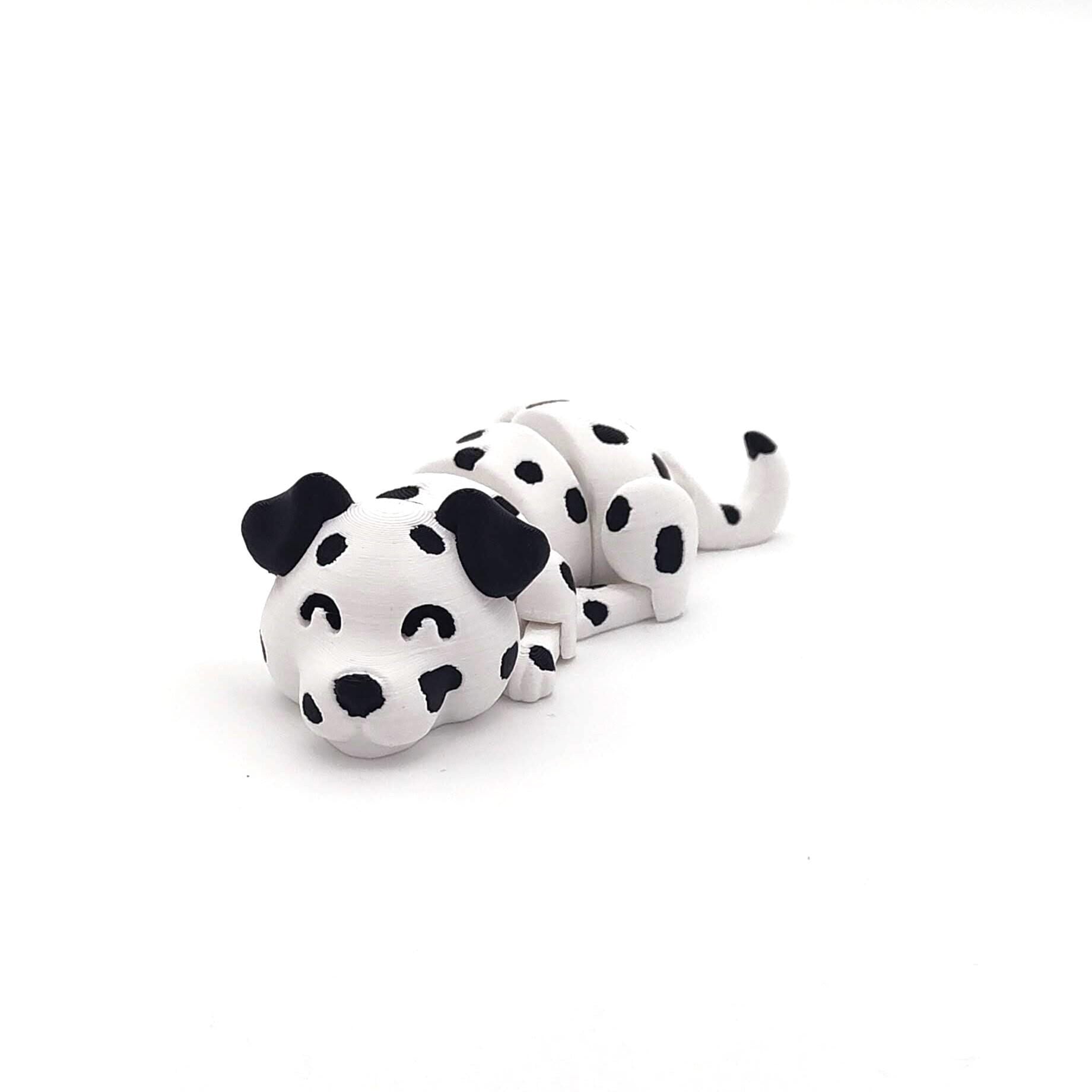 Articulated Dalmatian Fidget Toy, Unique Stress Relief Gift, Perfect for Kids & Adults, Collectible Dalmatian Figurine