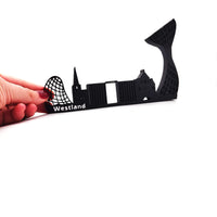 Westland Skyline: Stunning Artistic View of the City Center - An Essential Collectible for Anyone Passionate About Urban Art and Cityscapes