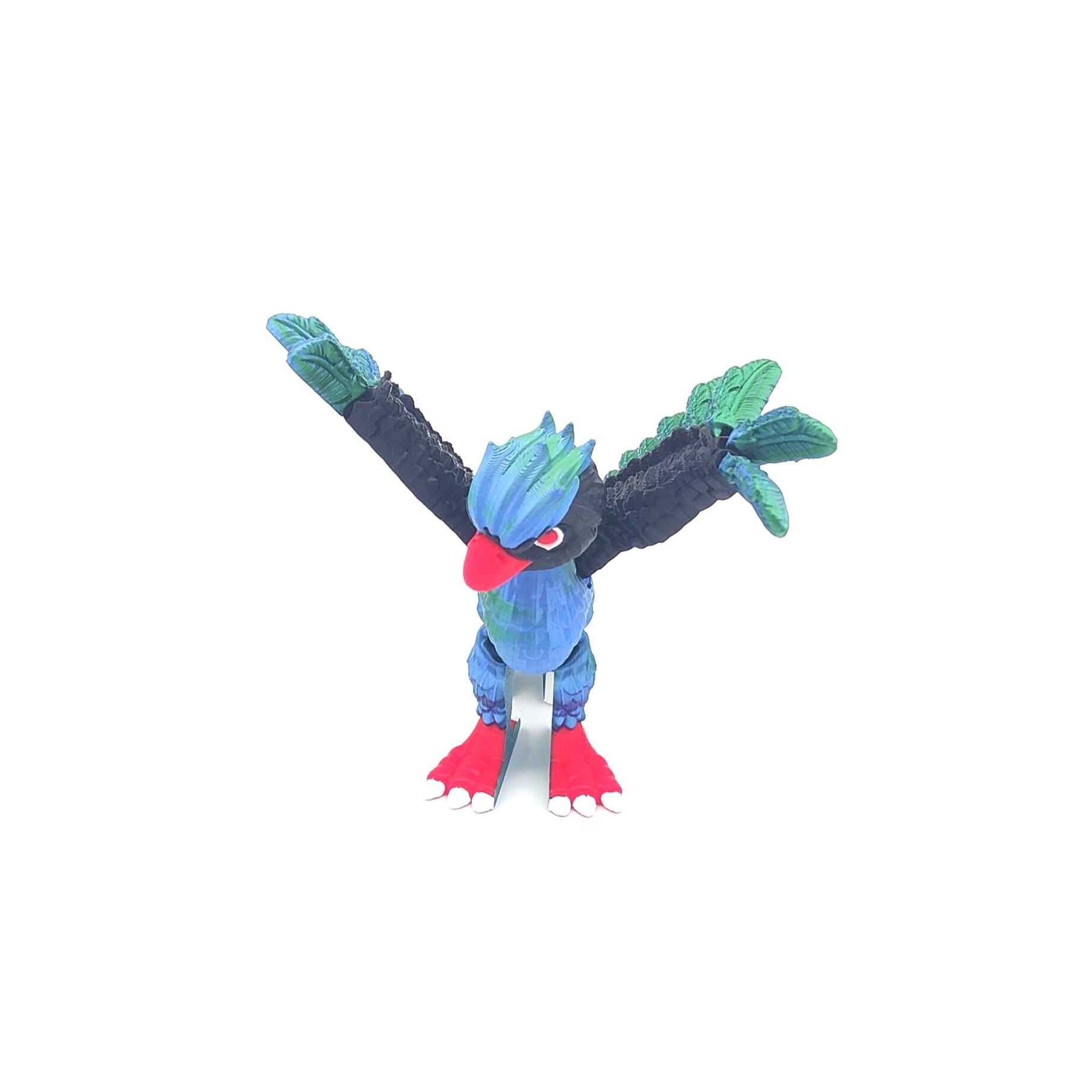 Adorable Flexi Eagle: Fully Articulated, Intricately Designed Collectible Figurine for Creative Displays