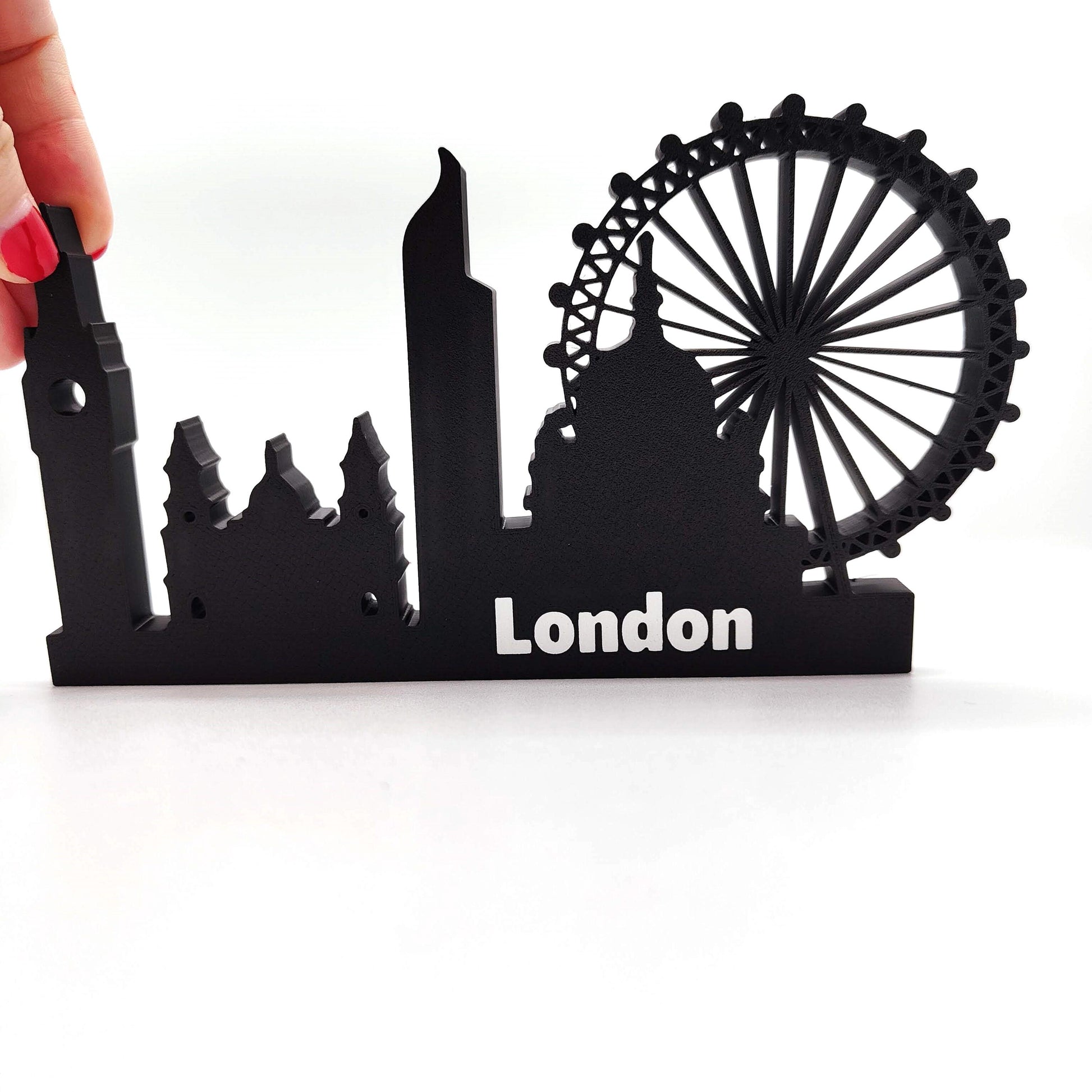 Stunning London Skyline Souvenir - Perfect UK Decor for Home, Shelf, or Desk