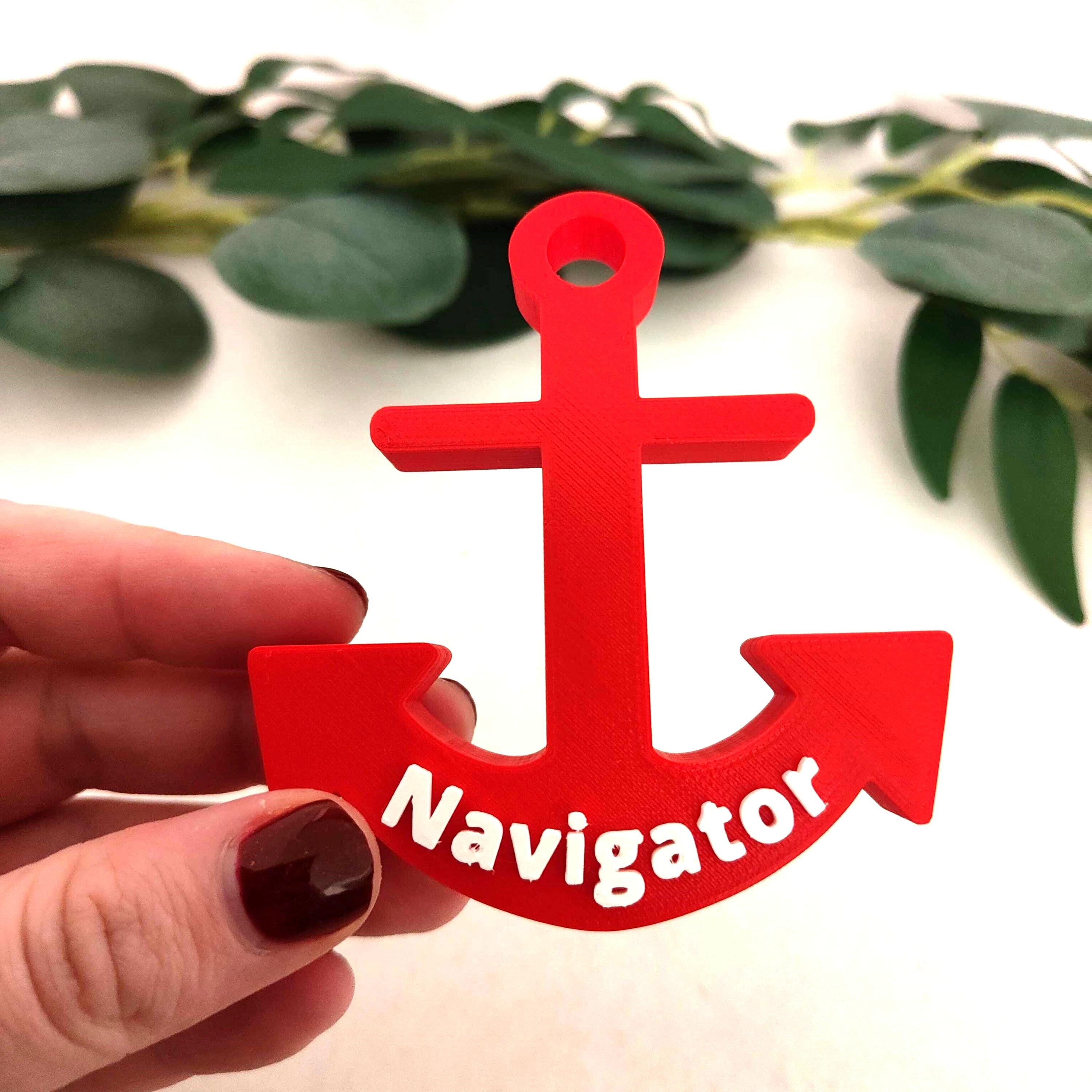 Anker key float, Boat lover Gift, 3D Printed personalized floating Keychain, Personalized Key Float, Boating Keychain, Unique Boat Gift