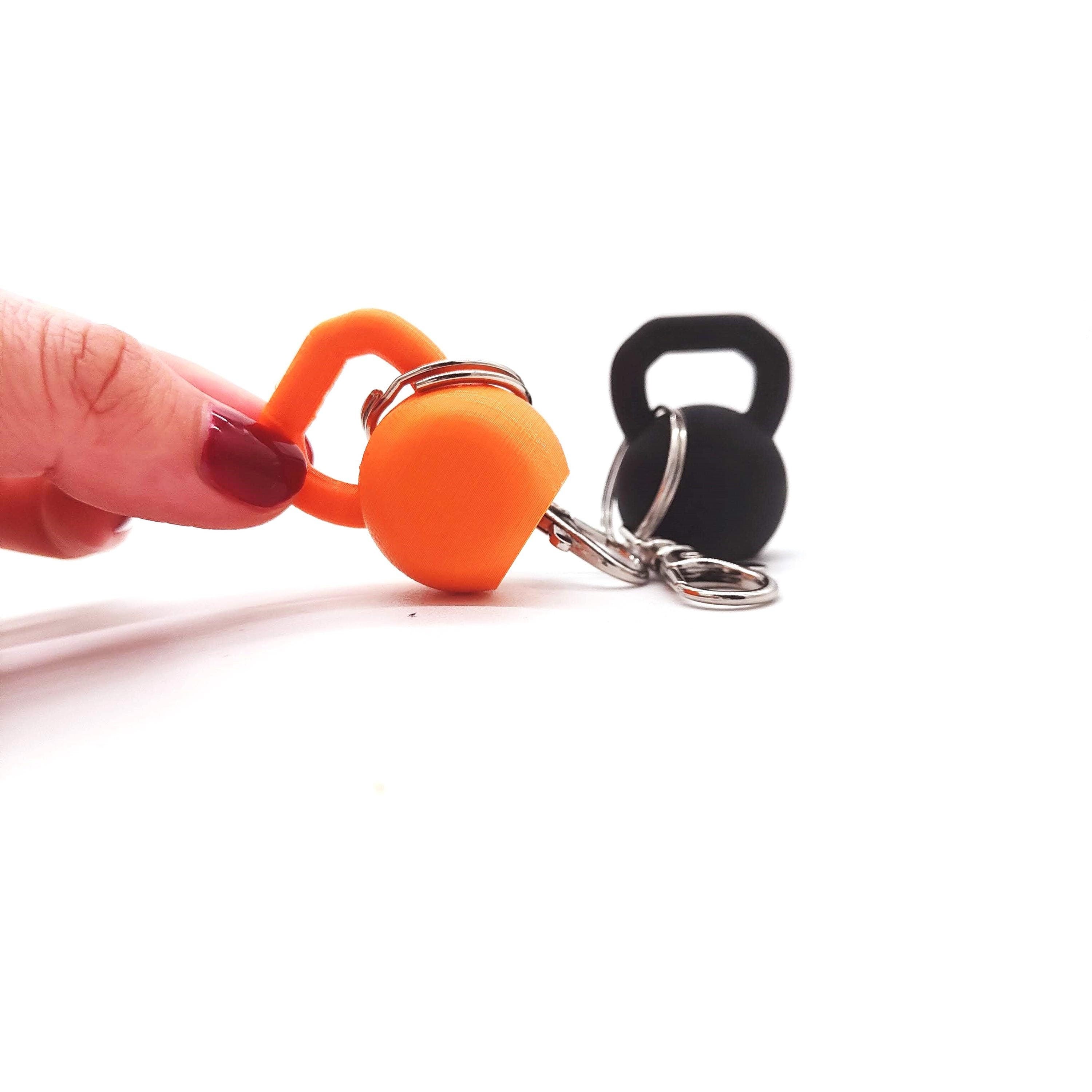 Mini Kettlebell Keychain – Perfect Fitness Themed Accessory for Gym Enthusiasts, Durable and Lightweight with Secure Keyring Attachment