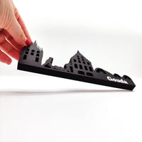 Charming Gouda Skyline Art – Unique Collectible for Home and Bookshelf Decor | Perfect Netherlands Souvenir