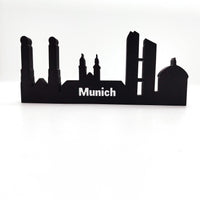Stunning Munich Skyline – Unique Germany Souvenir for Elegant Home and Bookshelf Decor | Perfect Bavarian Gift and Keepsake