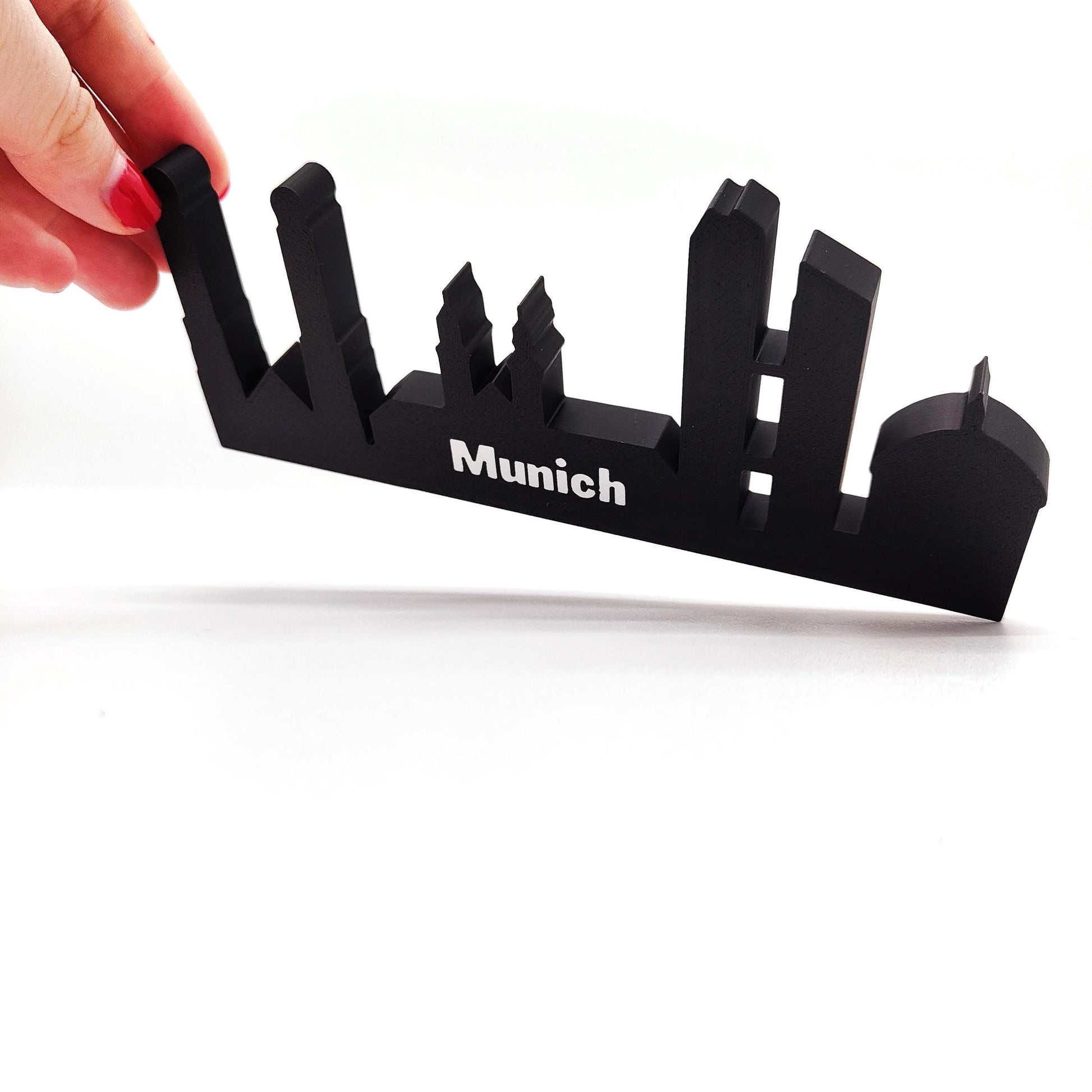 Stunning Munich Skyline – Unique Germany Souvenir for Elegant Home and Bookshelf Decor | Perfect Bavarian Gift and Keepsake
