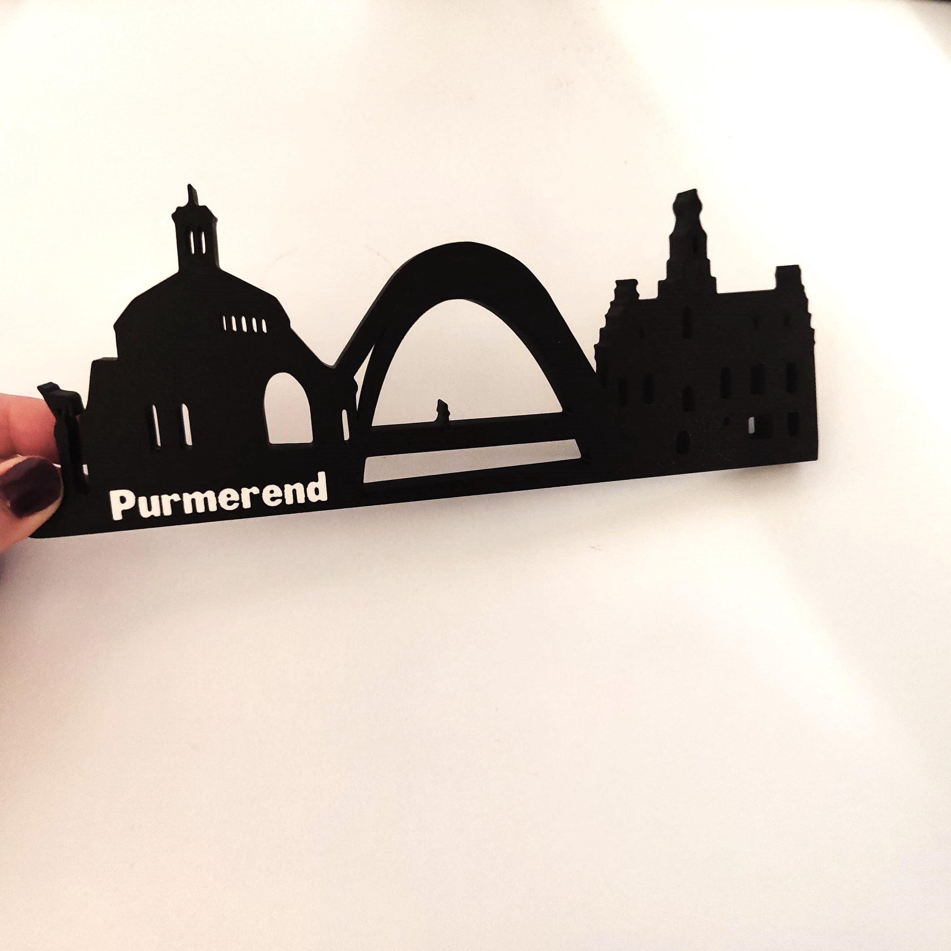 Purmerend Skyline – Perfect for Modern Home Decor, Office Accents, or Unique Dutch Souvenirs