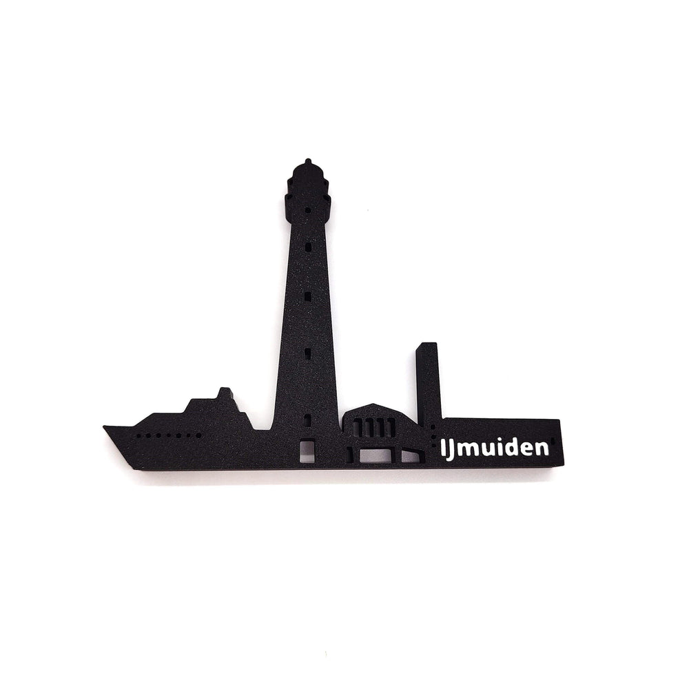 Elegant Skyline of IJmuiden - Perfect for Home or Office Decor , Ideal as a Memorable Gift or a Stunning Addition to Your Collection